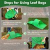 Leaf Collector with Extension Lawn Bags,Portable Pop Up Leaf Bag,Thickened