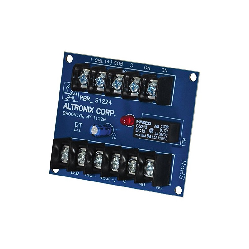 Altronix RBR1224 Electronic Toggle/Ratchet Relay,12VDC to 24VDC