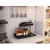 2 Pack Under Sink Organizer 2 Tier Sliding Cabinet Organizers
