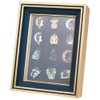 OLYCRAFT Pin Display Case, Badge Case, Medal Display Frame, Wooden
