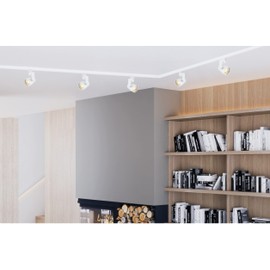 Nuvo TH423 12W Angle Arm Adjustable LED Track Head, 36-Degree Beam Spread, White