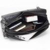 KPYWZER Leather Clutch Purse Wallet Men Wrist Bag