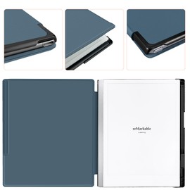 Aippdo Case for Remarkable 2 Paper Tablet 10.3" 2020 Released,Lightweight and Hard Back Shell Protective Book Folio Cover with Built-in Pen Holder,Comes with Remarkable 2 Pen Tips.