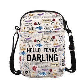 Velaris The Night Court Crossbody Bag Night Court Reader Gift ACOTAR Merch (FEYRE DARLING CB CA)