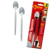 PMS 2PK SS LATTE T-SPOONS ON PVC BACKING CARD