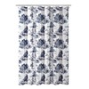 Lush Decor French Country Toile Shower Curtain, 72" x 72",
