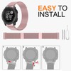 Milanais Strap Compatible with Garmin Instinct 2, Double Magnetic Classic