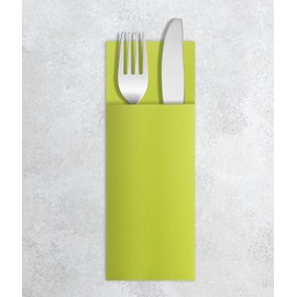 VelaHub Airlaid 50 Cutlery Personal Care, High-Quality Disposable Napkin, 32 x 40 cm, Kiwi