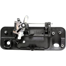 For Toyota Tundra Tailgate Handle 2007 08 09 10 11 12 2013 | Outside | Textured Black | w/Rear Camera Hole | Plastic | 690900C051