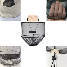 Drasry Mosquito Head Net Hat Fishing Hat Sun Hat Hunting Fisherman Hat with Mesh Hiking Gardening Hat