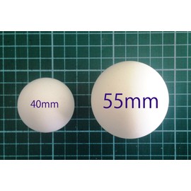 Toho Kosan 2.2 inches (55 mm) Ping Pong Balls, Pack of 2, 55-60347, Orange