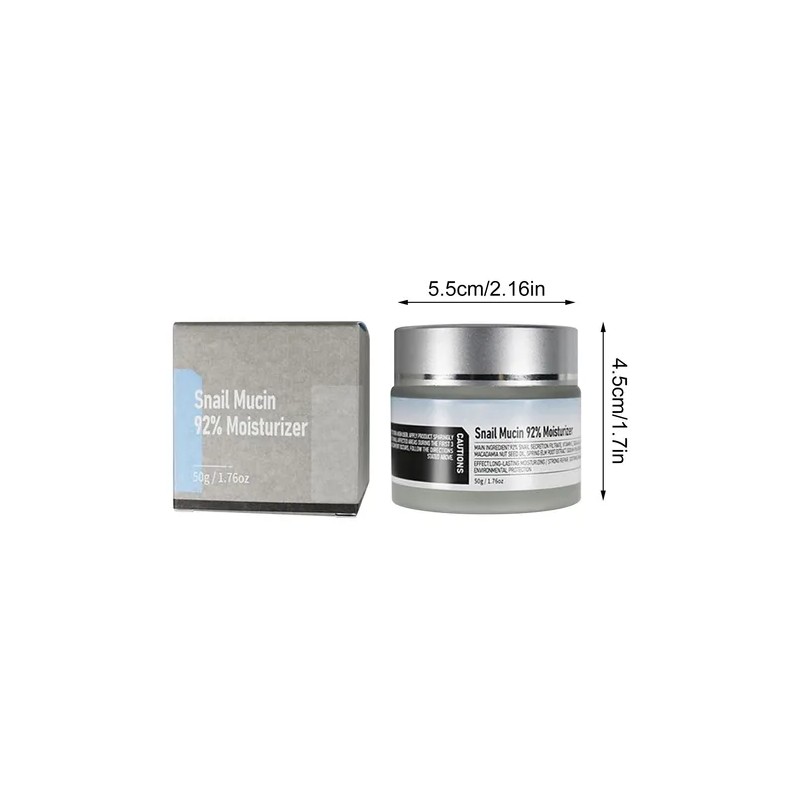 Crema Hidratante Facial Diaria Con Mucina De Caracol, Crema