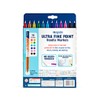 Crayola Ultra Fine Point Markers (12ct), No Bleed Markers for