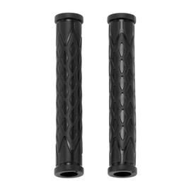 Hihaha 3/8" 10mm Universal Motorcycle Brake Lever Cover Non Slip Rubber Brake Lever Grip Sleeve for Motorcycle Scooter Bicycle Bike Black 1 Pair