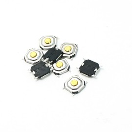 sourcing map SMT Surface Mounted Devices Momentary Action 4 Pin Tact Tactile Switch, DC 12V, 0.2 Amp, 5 mm x 5 mm x 1.5 mm