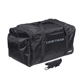 Multipocket Duffel Bag Storage Bag for 1/8 & 1/10 RC Car SCX10 Capra Wrangler TRX4 E-REVO VS4 BRX01 TF2 D90 CC01 YK4082 RGT EX86190, waterproof Carrying Case With Bottom Clapboard for Support