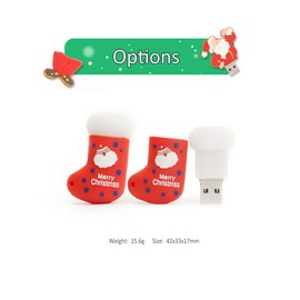 LEIZHAN USB Flash Drive Pack of 5 32GB Memory Stick with Cute Christmas Series Gift for Students and Children