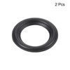 QUARKZMAN Rubber Speaker Foam Edge Circumference Rings 2.25 Inches 33