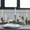 Eywamage Birch Bark Flameless Taper Candles with Remote, Short Wood