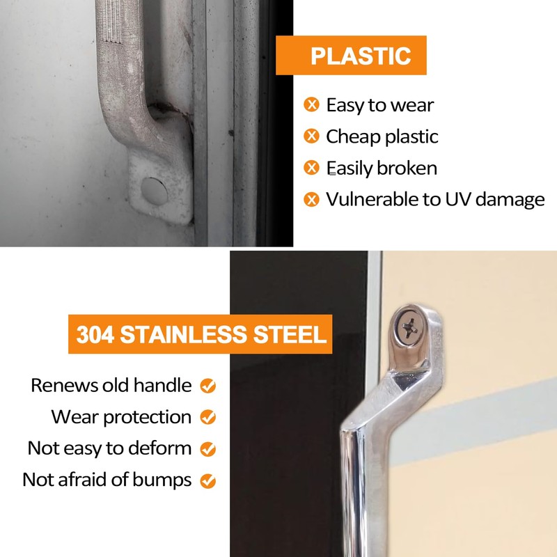 LAIKOU 2 Pack RV Grab Door Handle, Heavy Duty 304