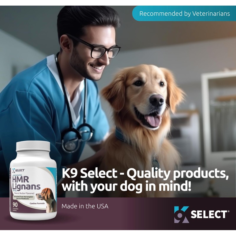 K9 Select HMR Lignans for Dogs - Enhancer for Overall