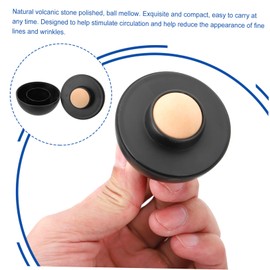 NOLITOY Portable Volcano Stone Facial Massager Rolling Bead Tool for Skin Care Oil Absorbing Massage Roller for Reducing Puffiness and Fine Lines for Daily Use and