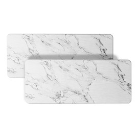 Pernella 2 PCS Marble, Stone Sink Caddy, Diatomaceous Earth Tray, Dry Stone For Kitchen Sink, Stone Drying Tray, Instant Dry Sink Caddy, Instant Dry Sink Organizer, Water Absorbing Stone Tray For Sink