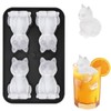 3D Cat Ice Cube Tray Mold for Freezer,BOBORedjia Leak-proof Silicone