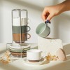 Sweese 2.5 Ounce Espresso Cups Set of 4, Porcelain Stackable