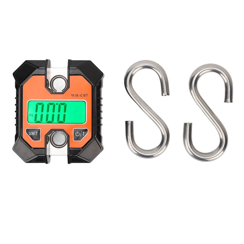 Digital Fishing Scale Multifunction 0.2kg to 100kg Portable Electronic Hook
