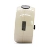 Acctim Grace Non-Ticking Sweep Analogue Bedroom Alarm Clock Earl Grey
