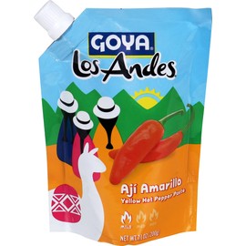 Goya Los Andes Aji Amarillo Hot Pepper Paste Mild, 7.1 Ounce (Pack of 12)