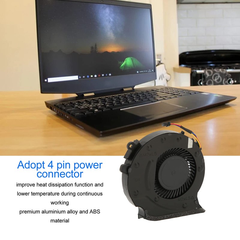 Laptop Fan Fast 4 Pin Power Connector Sps L20335 001