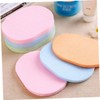 Baluue Household Exfoliating Sponges 6 Pcs Facial Cleaning Pads Compact