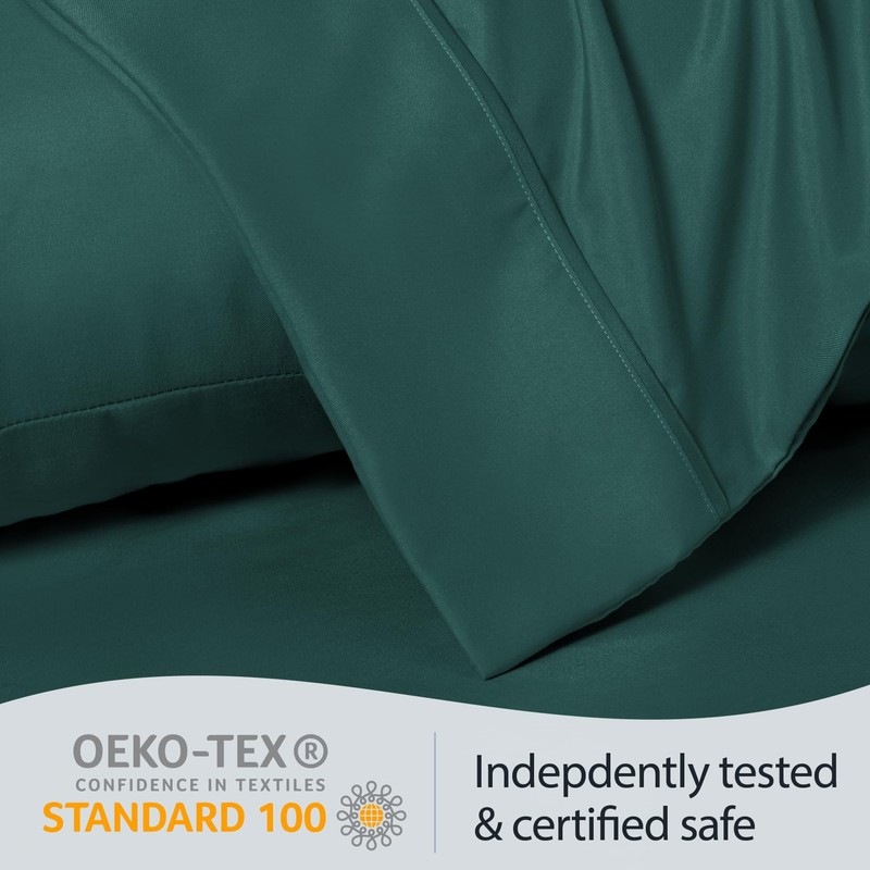 LuxClub Collection Pillowcases 2 Pack - Wrinkle Free Cooling Pillow