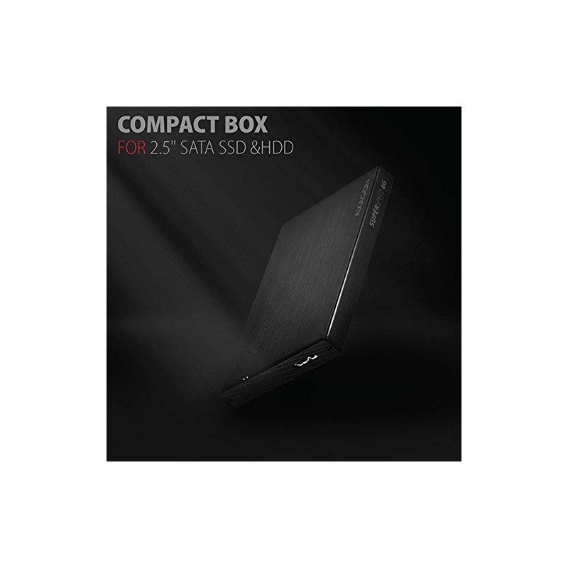 AXAGON EE25-XA6 USB 3.0 Aline Box Compact External Aluminium Box