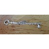 Wholesale Charms Sterling Silver 3D 34x6mm Indian Peace Pipe with