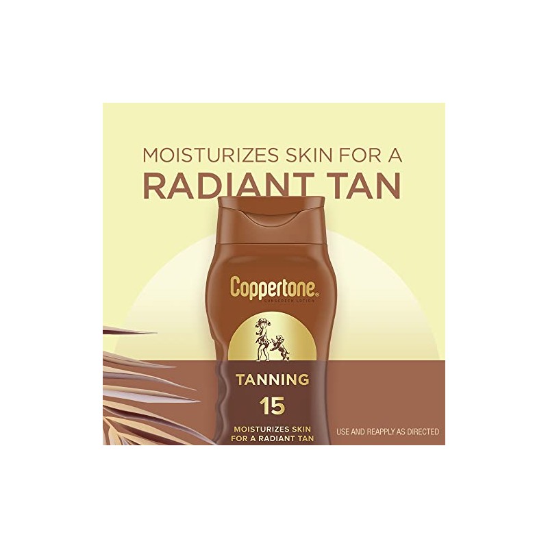 Coppertone Tanning Lotion SPF 15,8 oz