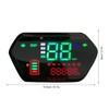 Keenso Tablero Digital para Moto, 48V/60V Odómetro para Motocicleta, Tacómetro,