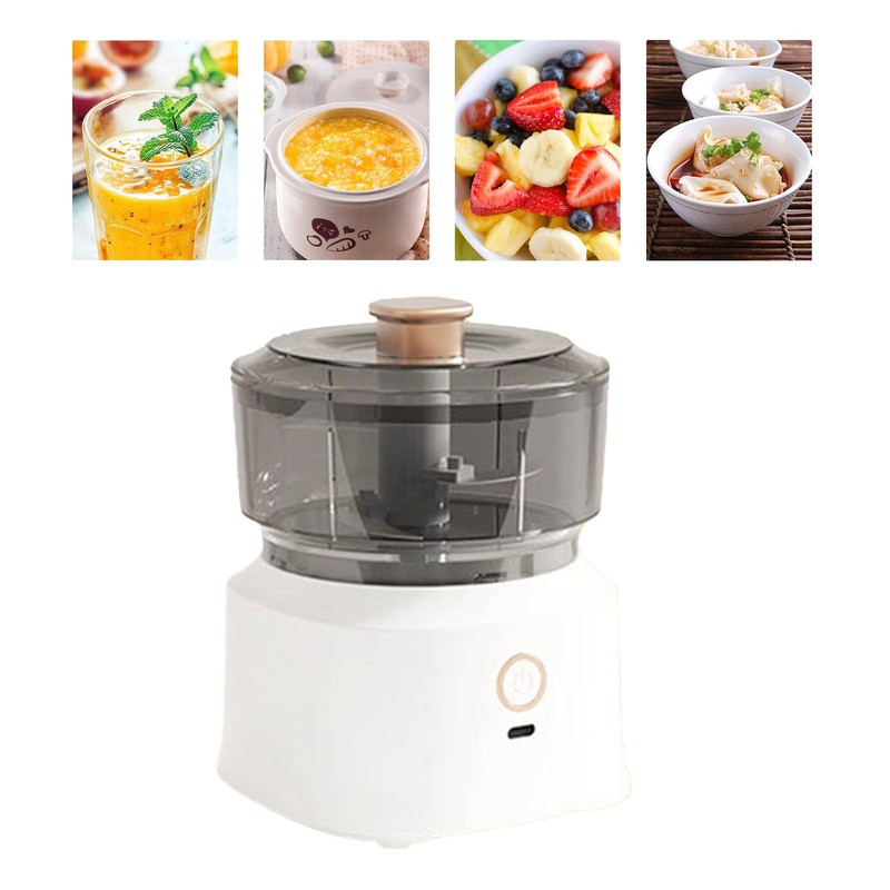 DAUERHAFT Compact Electric Food Chopper and Multifunctional Food Grinder for