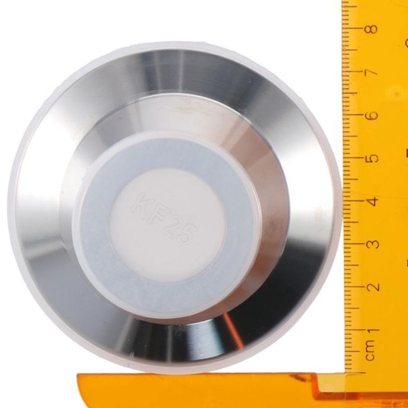 AllGIFT Reducing Pipe Silver Durable ISO-KF Flange Tapered Pipeline KF50