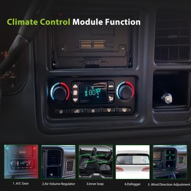 XIMAKA A/C Heater Climate Control Module Panel Switch Fit for 2003-2007 Hummer H2, 599-211XD 15832311