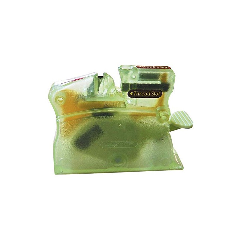 clover Desk Needle Threader: Green, 1