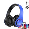 Over Ear Kids Bluetooth Headphones, Colorful LED Lights Headphones with
