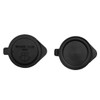 X AUTOHAUX 2pcs Black Plastic Auto Windshield Wiper Washer Bottle