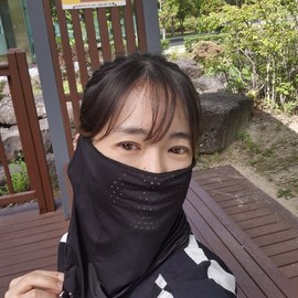 Unisex UV Protection Face Mask Cover White 2ea