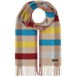 FRAAS Cashmink Scarf 35 x 200 cm - Softer than Cashmere - Made in Germany - Scarf with Colourful Stripes for Women - Perfect for Autumn and Winter, Soft Beige