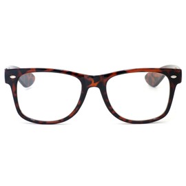 Calabria Retro Specs Unisex Designer Classic Reading Glasses - Comfortable Vintage Eyeglasses in Tortoise +3.75