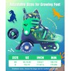 Kids Roller Skates for Beginners - ZOOBLISS Toddler Roller Skates