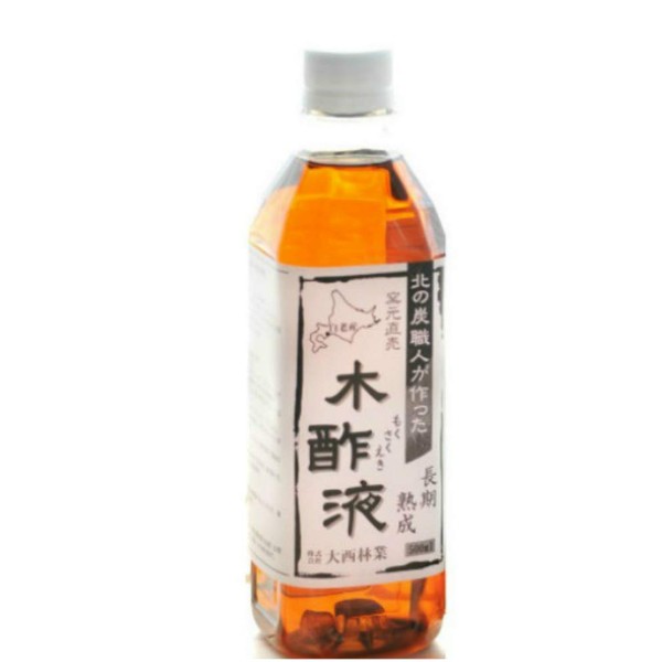 Aged Wood Vinegar Liquid, 16.9 fl oz (500 ml)